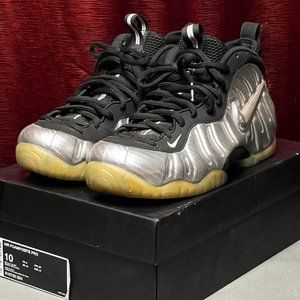 Nike Air Foamposite Pro Silver Surfer 2017  Size 10